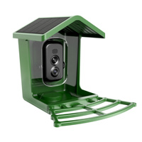Caméra de mangeoire à oiseaux intelligente IA 4K Wi-Fi double bande étanche IP66 avec mise à niveau OTA, détection de mouvement PIR, alimentation solaire Willfine