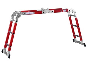 <span class=keywords><strong>Escalera</strong></span> Multifuncional de Fibra de Vidrio 4 x 3, 3.7 <span class=keywords><strong>m</strong></span>, <span class=keywords><strong>Escalera</strong></span> Plegable de Unión Grande, <span class=keywords><strong>Escalera</strong></span> Recta Multiusos de FRP - Product Image 2