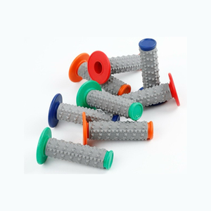Poignées de moto 7/8'' pour Dirt Bike, poignées en caoutchouc avancé antidérapantes avec surface moelleuse pour CR CRF - Product Image 1