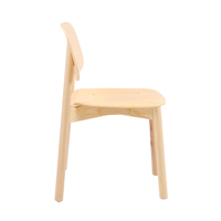 Les fabricants de meubles EXL vendent directement par lots des chaises de salle à manger de luxe modernes chaises de café d'hôtel nordique en bois massif
