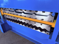 Máquina Formadora de Paneles para Techos IBR de Sudáfrica, Máquina para Fabricar Tejas Metálicas Laminadas con Película Corrugada de Zinc