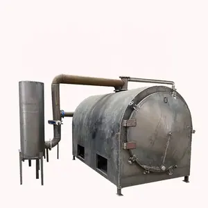 Wood Carbonizing Pyrolysis Furnace Rotary Activated Carbonization Furnace Sawdust Carbonating Furnace Machine Line