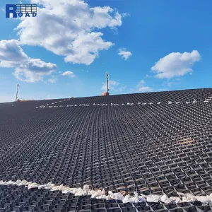 Reinforce road construction stabilizer driveway geocell honeycomb gravel price