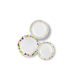 Set di Stoviglie Excelsa 18 Pezzi, Porcellana Rotonda Multicolore Dipinta a Mano, Moderno, Lavabile in Lavastoviglie, per Feste - Product Image 2