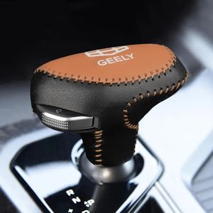 Marcan Leather Breathable Luxury <b>Car</b> Gear Lever <b>Cover</b> & Shift Knob Kit for Geely Tugella Xingyue FY11 2019-2024 Coolray Kx11 - Product Image 2