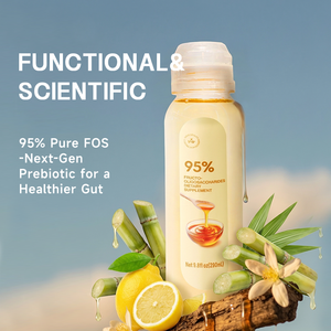 Sirop prébiotique d'oligofructose, sirop de fructose, édulcorant faible en calories, substitut liquide du sucre, adapté aux diabétiques - Product Image 1