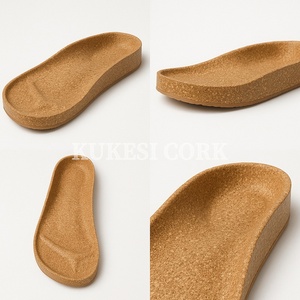 Vente en gros Chaussures écologiques Chaussures en liège Semelles intercalaires Semelles extérieures en liège personnalisées pour sandales - Product Image 2