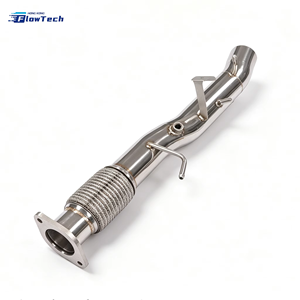 Tubería de Escape de Alto Flujo Profesional de Acero Inoxidable T304 de 1.5 mm de Espesor para Mercedes A35 CLA35 GLA35 W177 C118 M260 2.0T - Product Image 5