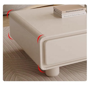 <span class=keywords><strong>JYN</strong></span> Meuble TV français à coin arrondi Armoire courte Table basse Combinaison Meuble TV Armoire - Product Image 5