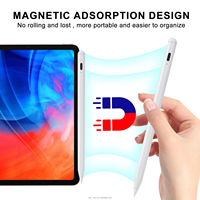 ID715 pena sentuh untuk Apple pensil Palm Rejection magnetik adsorpsi Stylus pena untuk Ipad Tablet Stylus