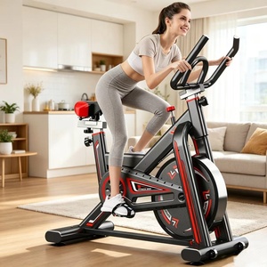 Bicicleta de Ejercicio Silenciosa para Interiores, Bicicleta de Fitness Vertical, Equipo Deportivo para Interiores, Capacidad de Carga Máxima de 150 kg para el Hogar - Product Image 1