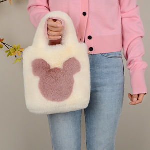 Vente en gros de sacs en peluche des fabricants, sacs <span class=keywords><strong>à</strong></span> <span class=keywords><strong>main</strong></span> en peluche de niche <span class=keywords><strong>Sac</strong></span> <span class=keywords><strong>à</strong></span> bandoulière une épaule <span class=keywords><strong>à</strong></span> la mode et mignon <span class=keywords><strong>Mickey</strong></span> Girl Chain - Product Image 5
