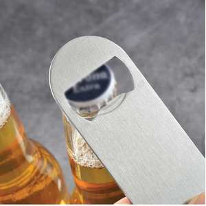 Regalos Promocionales IStapromo, Abridor de Botellas de Cerveza Personalizado con Logotipo de Marca, de Acero Inoxidable, Color Dorado, Rosa, Negro, Plano - Product Image 2