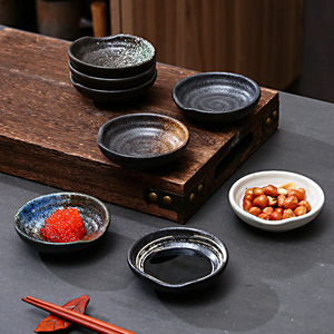 Vente en gros de plats simples en céramique de style japonais pour sushi sauces soja petit <span class=keywords><strong>plat</strong></span> de sauce et assiette de service - Product Image 4