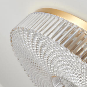 D15.8in paralume in acrilico di lusso camera da letto lampada da soffitto moderna come cristallo decorazione della casa ristorante corridoio Led plafoniera - Product Image 4