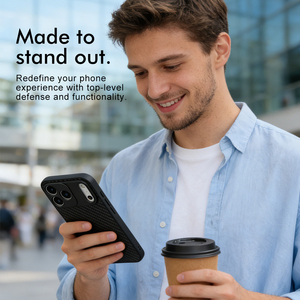 Funda Protectora para Teléfono con Diseño Deportivo de Fibra de Carbono, Resistente a Impactos, para 14/15 con Lentes Compatibles de 17 mm - Product Image 4