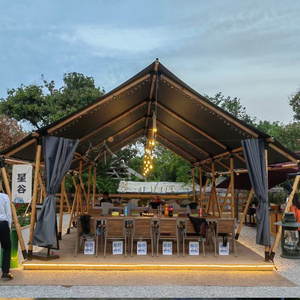 Tente de camping, hôtel, séjour, tente de safari, tente de luxe en pin finlandais, vente chaude, yourte, maison, <span class=keywords><strong>5</strong></span> m <span class=keywords><strong>x</strong></span> <span class=keywords><strong>7</strong></span> m - Product Image 5