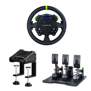 CAMMUS C12 12nm Entraînement Direct Simulateur De Voiture <span class=keywords><strong>Volant</strong></span> De Jeu PC <span class=keywords><strong>Volant</strong></span> De Course Pour Simulateur De Camion Américain - Product Image 1