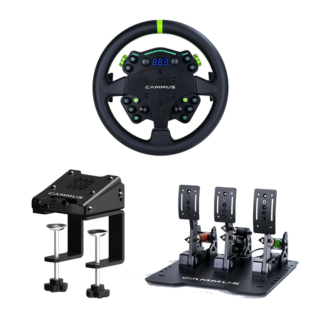 CAMMUS C12 12nm Direct Drive Wheelbase Car Simulator Gaming Steering Wheel PC Racing Steering Wheel for American Truck Simulator