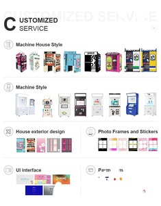 Self servis fotoğraf kabini makine iş Photobooth yazıcı Kiosk kamera uyumluluk fotoğraf otomat baskı fonksiyonu - Product Image 6