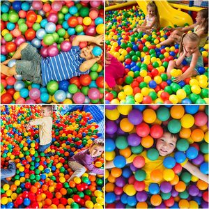 ลูกบอลสำหรับบ่อบอลเด็กเล็ก ปลอดสาร BPA ทนทานต่อการบีบ ลูกบอลพลาสติกสำหรับบ่อบอล ของเล่นในสระน้ำสำหรับเด็ก ลูกบอลมาการองโอเชียนบอล - Product Image 4