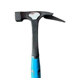 Marteau à angle unique durable, tire-clous fonctionnel, poignée antidérapante, outil <span class=keywords><strong>de</strong></span> construction 45 #   Marteau <span class=keywords><strong>de</strong></span> toiture en acier au carbone - Product Image 1