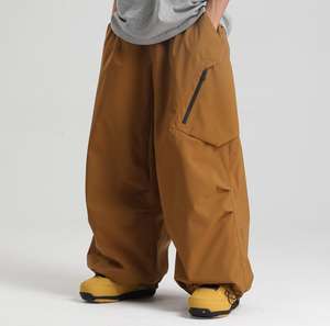 Men's Customized Ski <b>Bib</b> Pants Waterproof Windproof baggy snow pants Ski Pant - Product Image 3