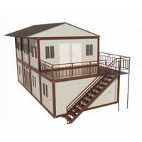 Solution personnalisée du fabricant : structure en acier léger à 2 étages, préfabriquée, écologique, installation rapide, école moderne, appartement