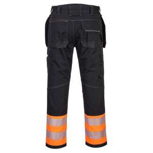 Portwest-PW307OBR32 PW3มองเห็นได้ชัดเจน Class 1ซองสีส้ม/ดำกางเกง-EAN 5036108349296 HI-VIS ชุดทำงาน - Product Image 2