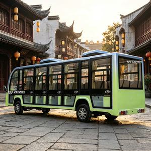Bus électrique de tourisme haut de gamme à coque extérieure polie, avec cabine confortable à circulation d'air, navette de visite pour stations balnéaires en montagne - Product Image 1