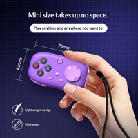 Y05 Mini Pengontrol Game Kompak Portabel Getaran Motor Ganda Pelepasan Kontinu untuk Switch PC Ponsel Android