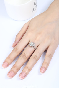 Anster cvd hpht Nhẫn kim cương pt950 đồ trang sức 1CT dvvs Solitaire Nhẫn trang phục đồ trang sức phòng thí nghiệm kim cương Nhẫn - Product Image 6