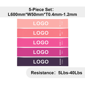 Resistance Loop Bands For Fitness Exercise Latex-free Mini Bands With Carry Bag Colorful Set For Glutes Legs Arms Training - Product Image 6