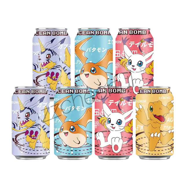 Ocean Bombs Collection Edition Pomegranate Blueberry Flavored Sparkling Water Carbonated Drink Soda Drink 330ml