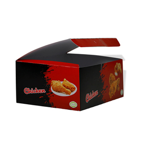 Caja de Pollo Impresa en Cartón FBB Premium con Asas, Caja de Embalaje Desechable Personalizada para Comida Rápida para Llevar - Product Image 3