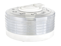 Déshydrateur alimentaire électrique BAIYI 400W en plastique pour usage domestique, 5 plateaux, 3 vitesses, commande mécanique, faible bruit, chauffage à cycle 360°