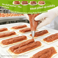 Friandises pour chiens en gros du fabricant : bâtonnets à mâcher pour chiens en viande de poulet et de canard, pâte de fromage et légumes, et bâtonnets à mâcher en peau de bœuf pour l'entraînement des animaux de compagnie