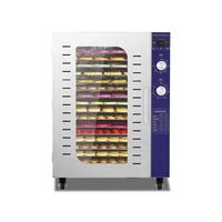 Déshydrateur alimentaire domestique à 16 plateaux avec commande par bouton, sécheur de saucisses et de viande, machines de transformation des fruits et légumes