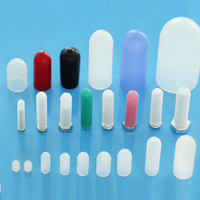 Vis de manchon de protection en silicone résistant aux hautes températures Capuchon de tuyau rond anti-poussière/Capuchon en silicone souple