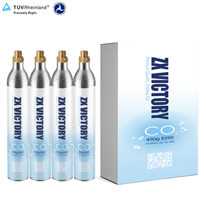 Cilindro <span class=keywords><strong>de</strong></span> CO2 <span class=keywords><strong>de</strong></span> Aluminio <span class=keywords><strong>de</strong></span> 0.6L <span class=keywords><strong>de</strong></span> Alta Presión y 3.5mm <span class=keywords><strong>de</strong></span> Espesor <span class=keywords><strong>de</strong></span> Pared, Marca FA, para Máquinas <span class=keywords><strong>de</strong></span> Agua Carbonatada, Disponible en Stock, Venta al Por Mayor <span class=keywords><strong>de</strong></span> Fábrica - Product Image 1