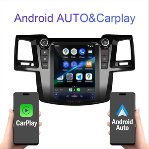 Radio para Auto con Pantalla Vertical de 9.7 Pulgadas Estilo Tesla, Estéreo para Auto, GPS, Carplay, Android Auto, Reproductor de DVD para <span class=keywords><strong>Toyota</strong></span> <span class=keywords><strong>Hilux</strong></span> 2004-2005 - Product Image 3