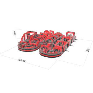 Commercial Custom-Size <b>Inflatable</b> Playground Equipment Park Outdoor Indoor Theme <b>Inflatable</b> Obstacle Course <b>Inflatable</b> Obstacle - Product Image 3
