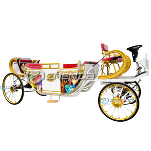 Carruaje de Caballos Eléctrico de Lujo 2026, Carruaje Real Tirado por Caballos, Transporte Especial, Vagoneta para Bodas - Product Image 5