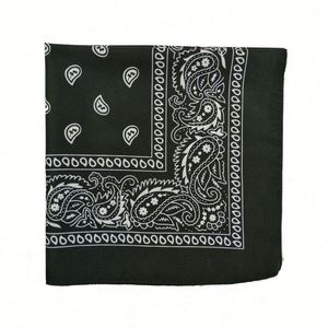 Fashion Paisley Custom Bandana <b>Large</b> Size Double Sided Streetwear Hair Accessories Wristband Unisex Bandanas Bandana Scarf - Product Image 3