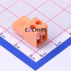 HT396K-3.96-2P Plug-in Terminal Block P=3.96mm Connector ( Connector Type: Male Plug )( Construction: 1x2P )( Pitch: 3.96mm ) - Product Image 1