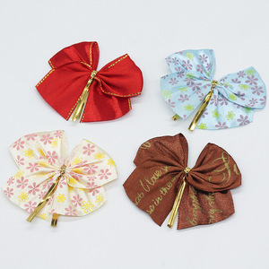 Custom Butterfly Bow Ribbons Polyester Wedding Gift Box Decorations DIY Customizable Size Color Options Available - Product Image 1