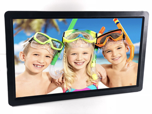 Montaje en pared Full Hd mp4 películas 1080P 21,5 pulgadas grande tamaño de pantalla marco de fotos Digital de 1920X1080 - Product Image 2