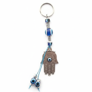 LLAVERO PROMOCIONAL GLASS EVIL EYES 4X17 cm Mosquetón con Diseño de Ojo - Product Image 2