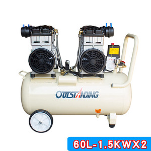 <b>Small</b> Silent Oil-free Rocking Piston High Portable 6KW 160L Lower Noise Movable Blowing Dust Air <b>Pump</b> - Product Image 4