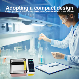 Fábrica Atacado Mini Portátil Horizontal Gel Eletroforese Kit Sistema Nucleic Acid Gel Eletroforese - Product Image 5